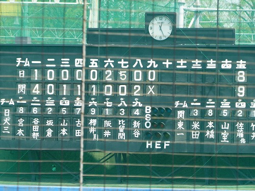 16年東京都高校野球春季大会3回戦　観戦記