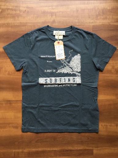 レミレリーフ（REMI RELIEF）のSURFING刺繍ロングウォッシュ加工Tシャツ②